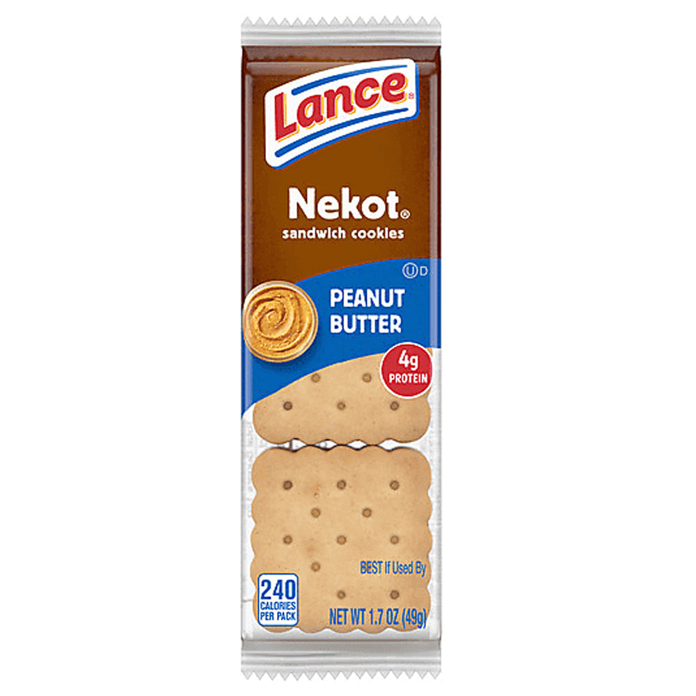 Lance Nekot Sandwich Cookies Peanut Butter 49g