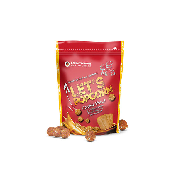 Let’s Popcorn – Caramel Biscuit 100g