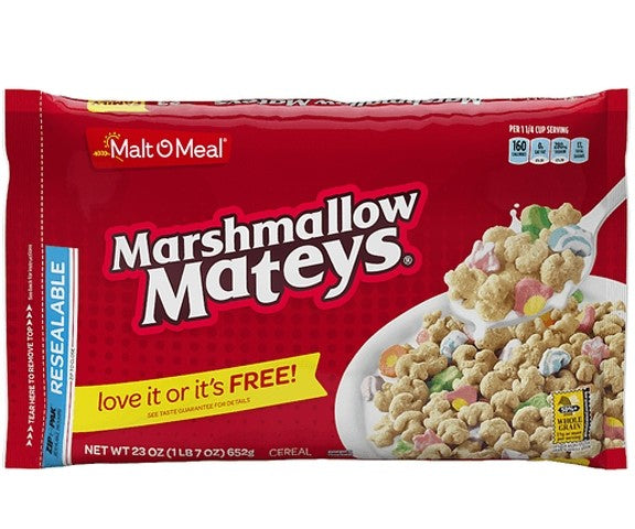 Malt O Meal - Marshmallow Mateys 652g
