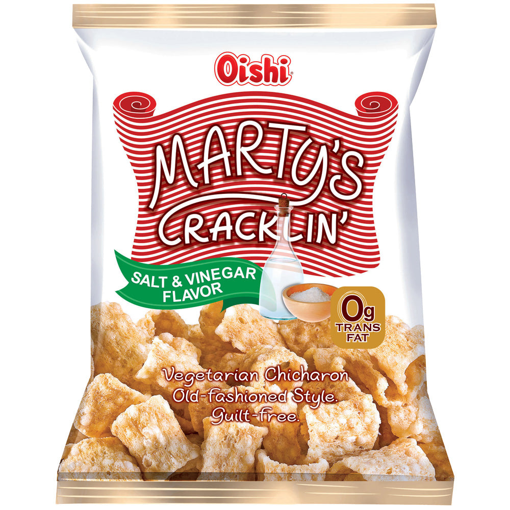 Marty's Cracklin Salt & Vinegar Flavor 90g