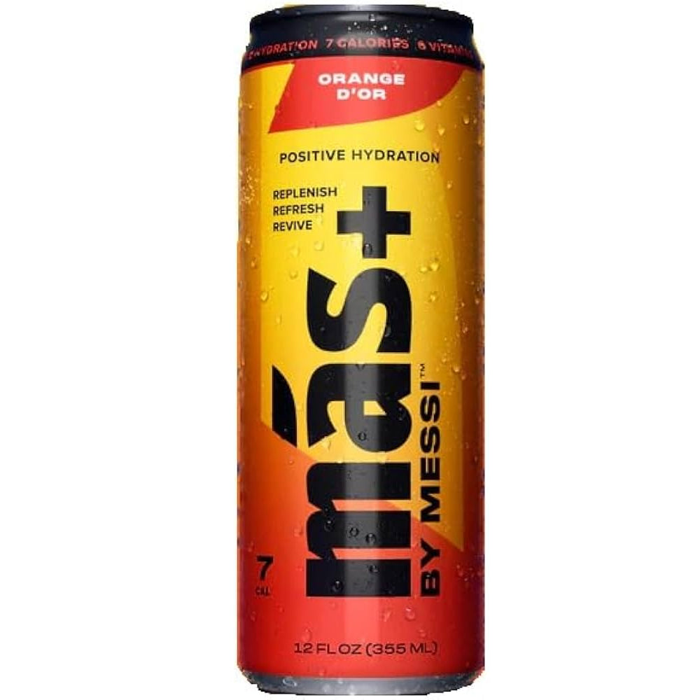 MAS+ by Messi Positive Hydration Energy Drink Orange D'OR 355ml