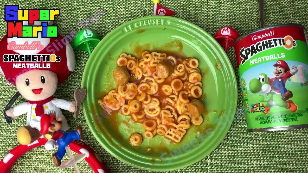 Campbell's Spaghetti O´s with Meatballs Super Mario 443g