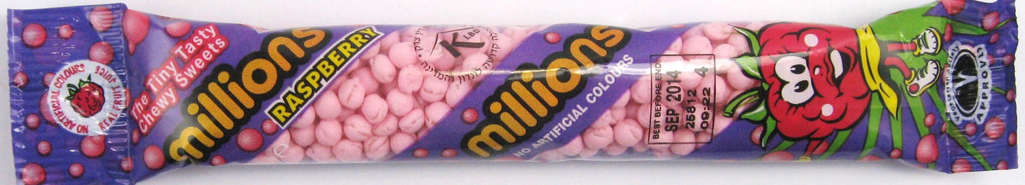 Millions Raspberry Tube 55g