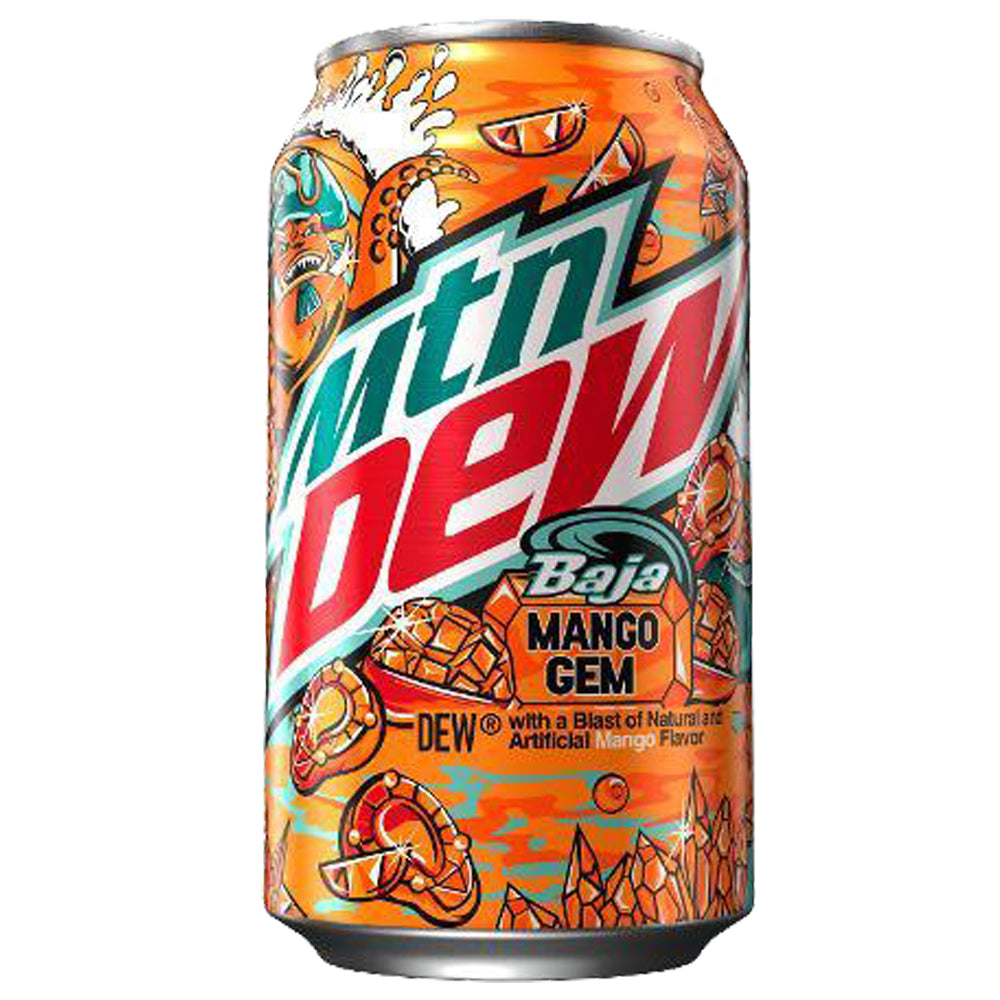 Mountain Dew Baja Mango Gem 355ml
