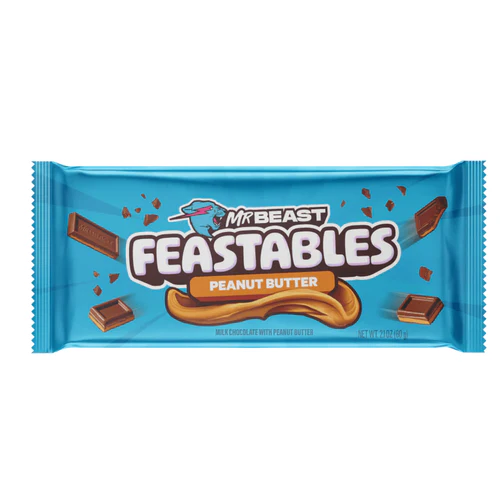 Feastables Mr. Beast Peanut Butter Schokolade 60g