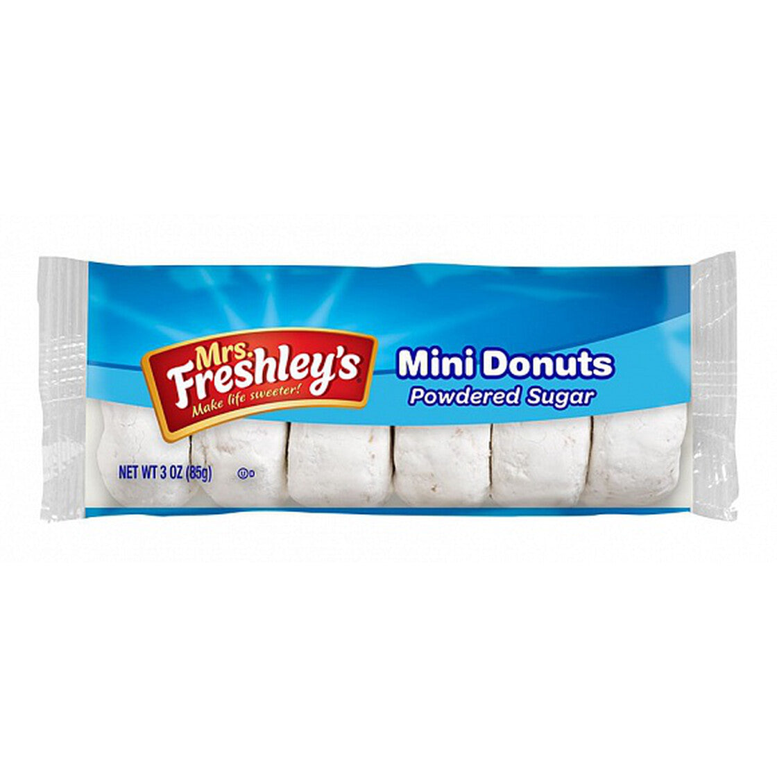 Mrs. Freshley´s Mini Donuts Powderd Sugar 85g