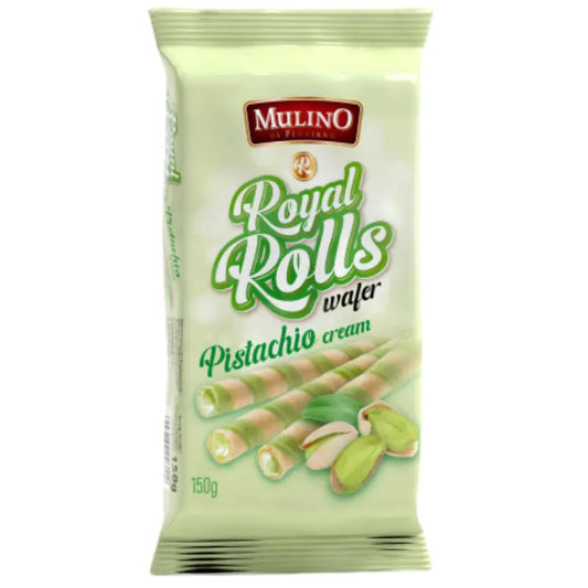 Mulino Royal Rolls Wafer Pistachio Cream 150g