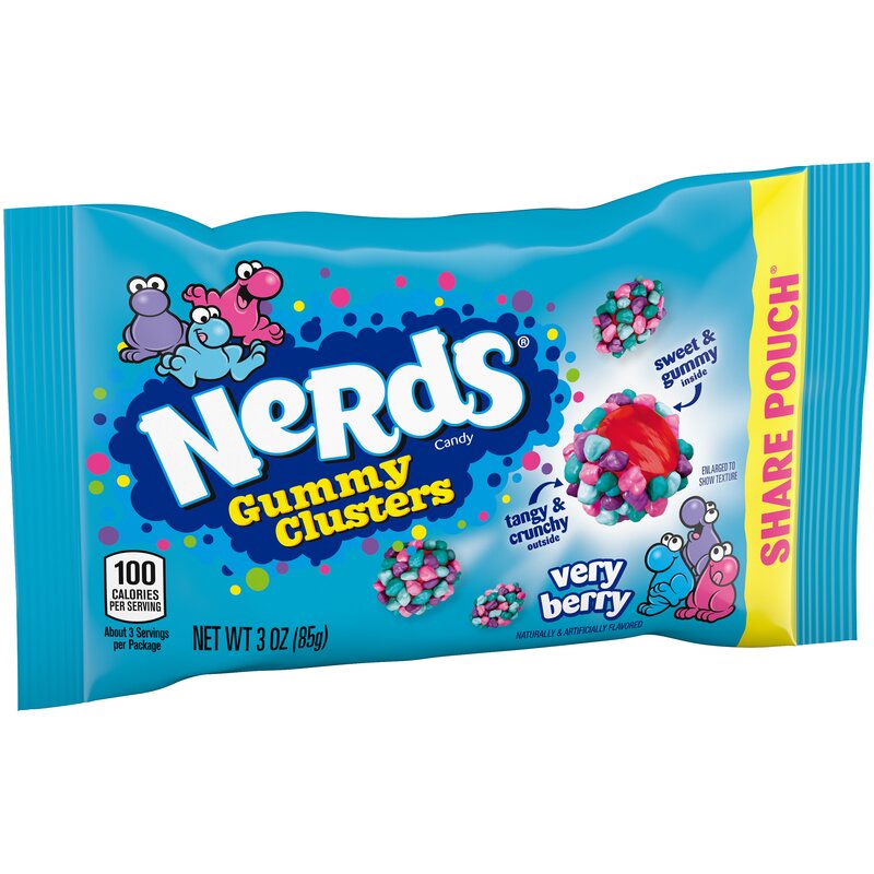 Nerds Gummy Clusters Very Berry 85g