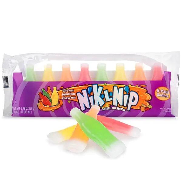 Nik-L-Nip Original Wax Candy Bottles 79g 32ml (8 Pack)