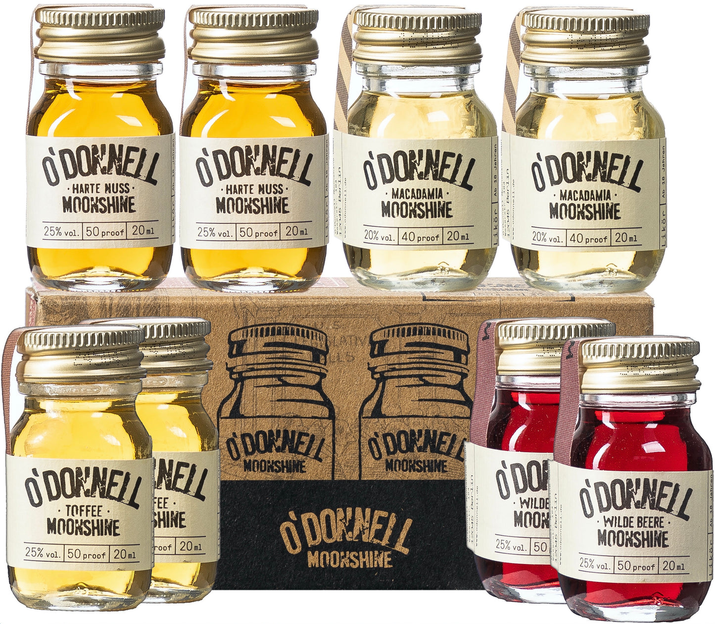O'Donnell - Micro Moonshine 8er Box 160ml