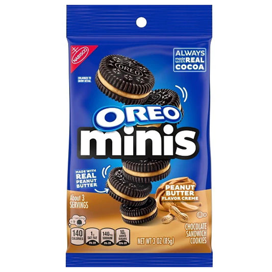 Oreo Minis Peanut Butter Flavour Creme 85g