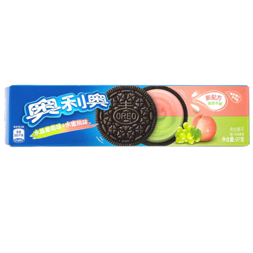 Oreo Sandwich Biscuit Grape and Peach 97g (CHINA)