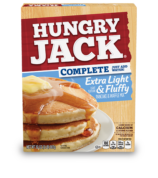 Hungry Jack Complete Extra Light & Fluffy Pancake & Waffle Mix 907g