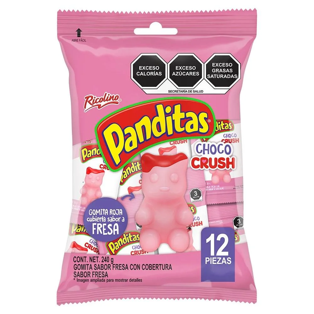 Ricolino Panditas Choco Crush 240g