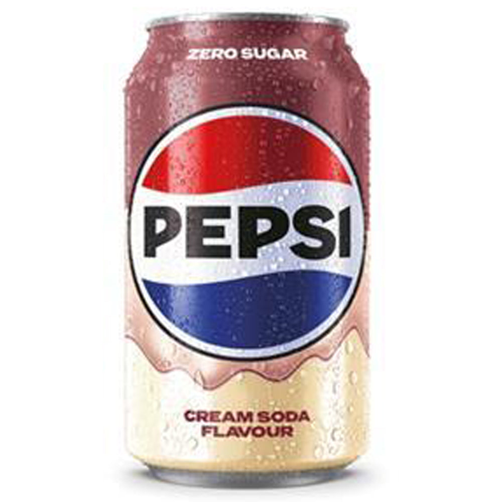 Pepsi Cream Soda Zero Sugar 330ml