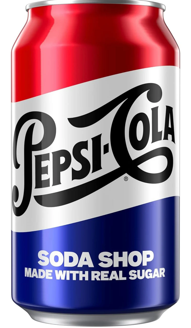 Pepsi Cola Made with Real Sugar 350ml