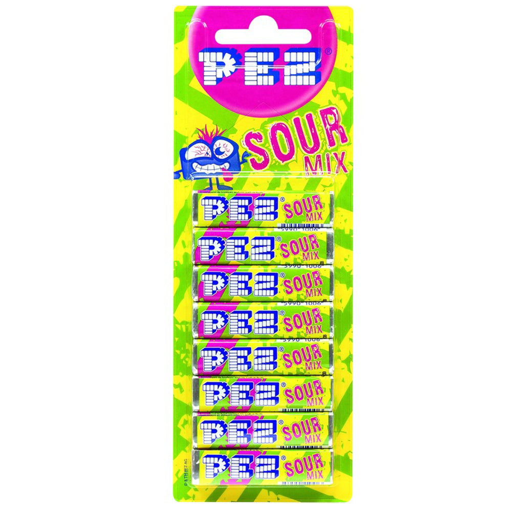 PEZ Bonbons Sour Mix für PEZ Spender Laktose und glutenfrei 51g