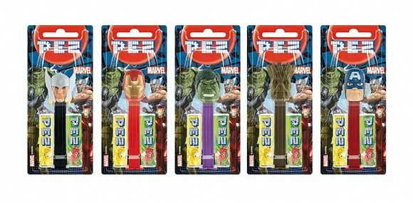 PEZ Marvel Avengers Limited Edition Candy Dispenser Glutenfrei 17g