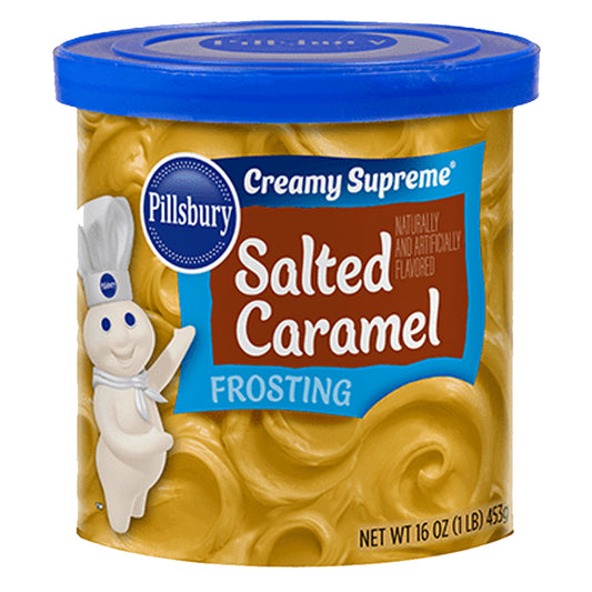 Pillsbury Creamy Supreme Frosting Salted Caramel 453g