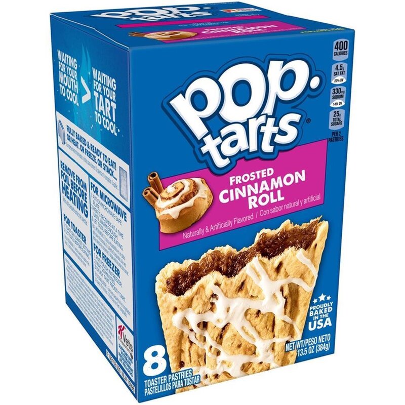 Kellogg's Pop-Tarts Frosted Cinnamon Roll - 8 Stück - 384g