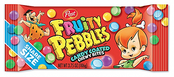 Post Fruity Pebbles Candy Coated Chewy Bites 106g