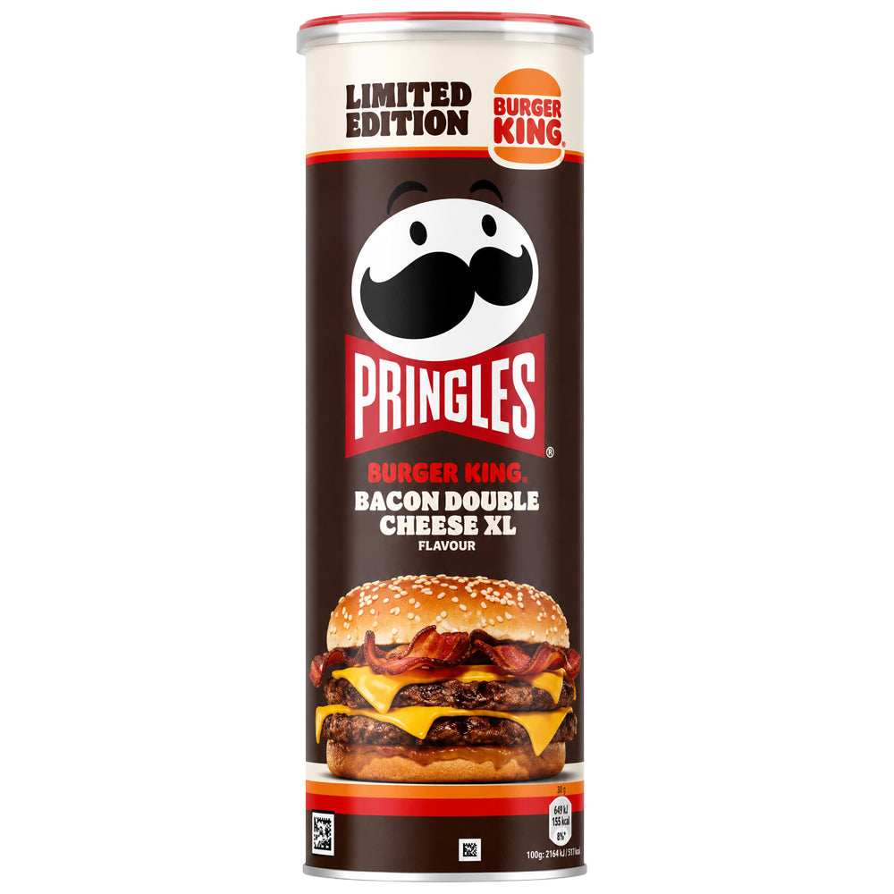 Pringles Burger King Bacon Double Cheese XL Limited Edition 165g (UK)
