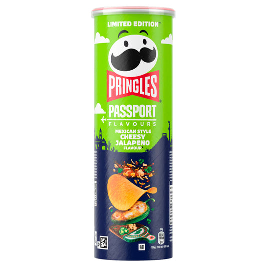 Pringles Mexican Style Cheesy Jalapeno 165g