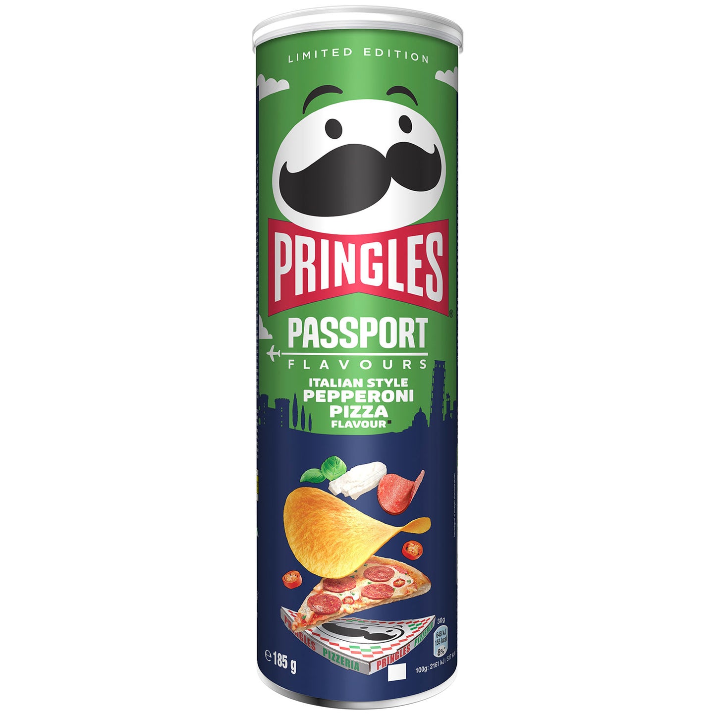 Pringles Passport Flavours Italien Style Pepperoni Pizza 185g