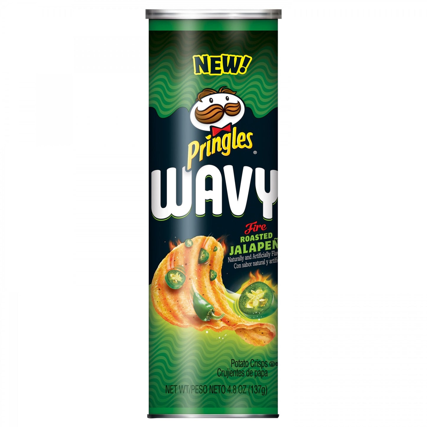 Pringles - Wavy Fire Roasted Jalapeño - 137g
