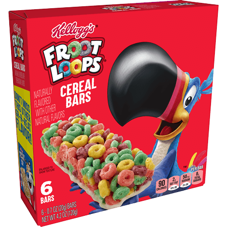 Kellogg´s Froot Loops Cereal Bars 120g - 6 Bars