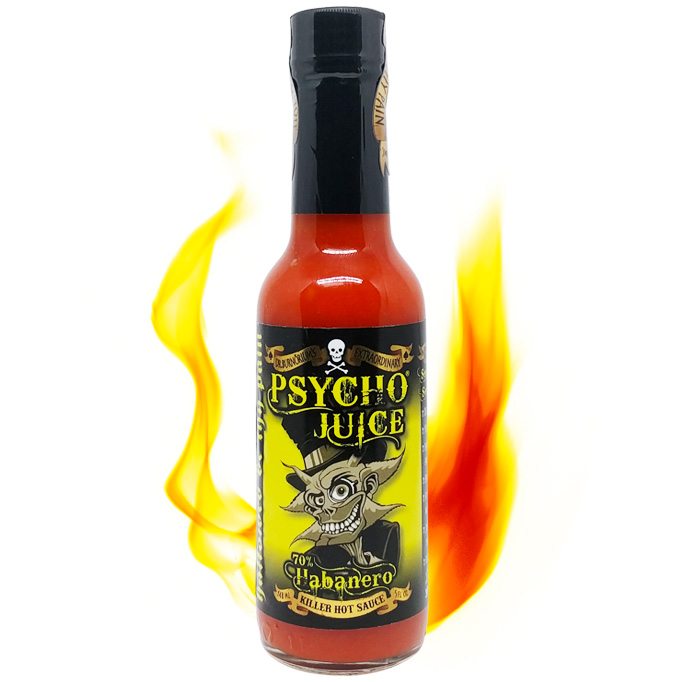 Dr. Burnörium´s Extraordinary Psycho Juice 70% Habanero Killer Hot Sauce 148ml