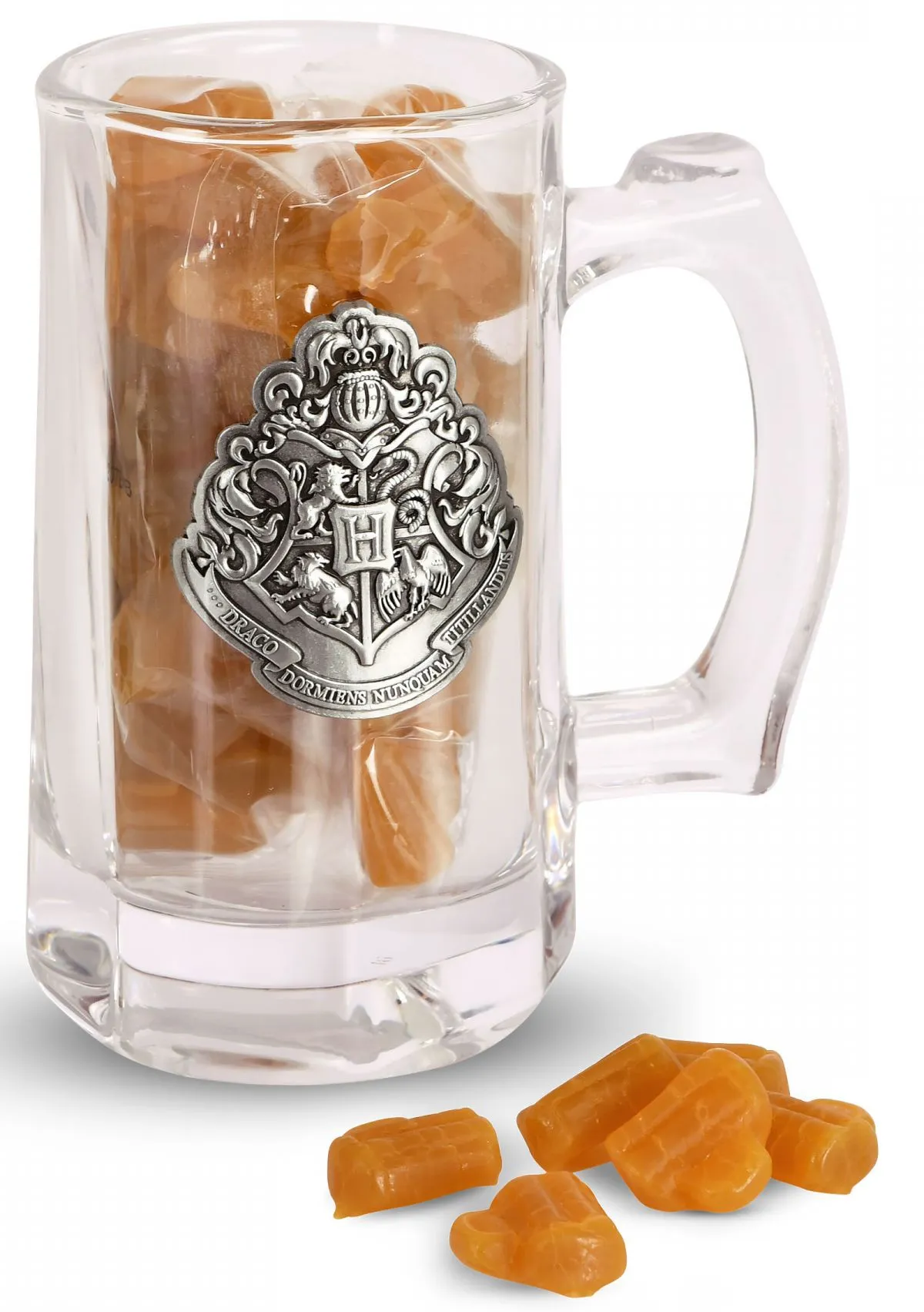 Harry Potter Glaskrug mit Butterbier Kaubonbons 225g