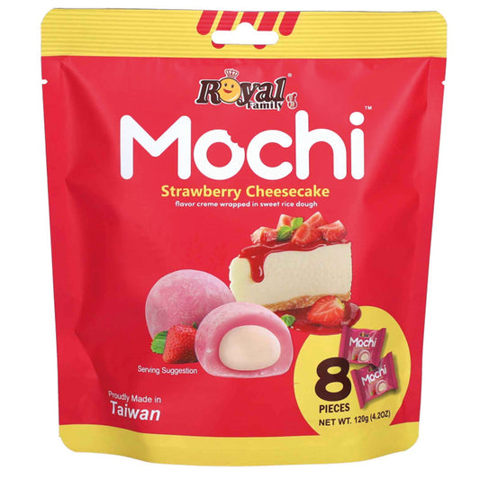 Royal Family Mochi Strawberry Cheesecake 120g