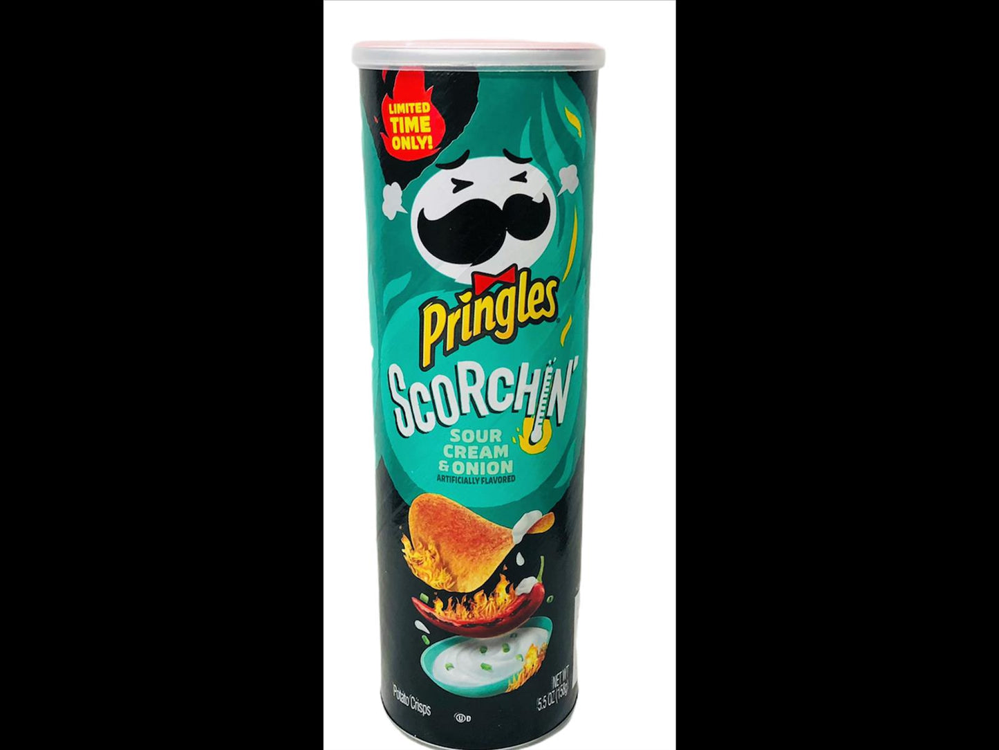 Pringles Scorchin Sour Cream & Onion 158g