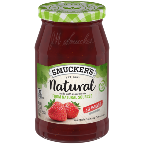 Smucker's Natural Strawberry Fruit Spread 709g