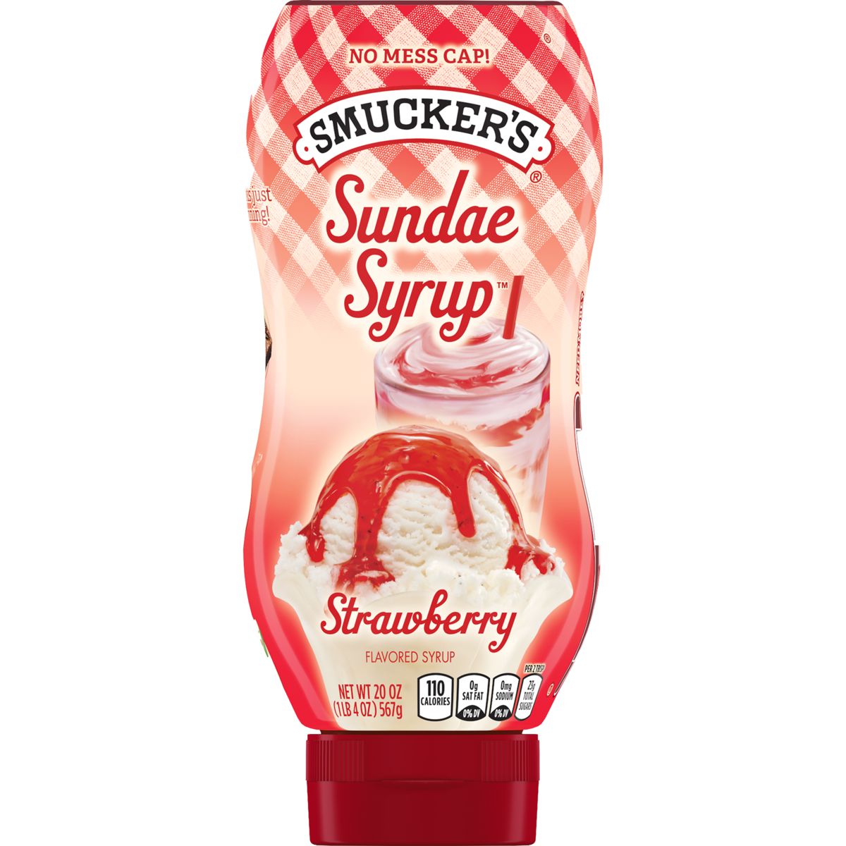 Smucker's Sundae Syrup Strawberry 567g