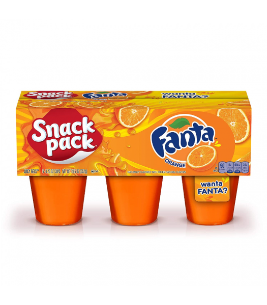 Snack Pack Fanta Orange Juicy Gels 552g