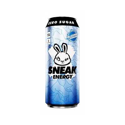 Sneak Energy Blizzard Lemonade Cans Zero Sugar 500ml