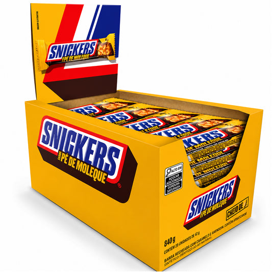 Snickers Sabor Pé de Moleque 20 x 42g (Brasilien) Vorratspack
