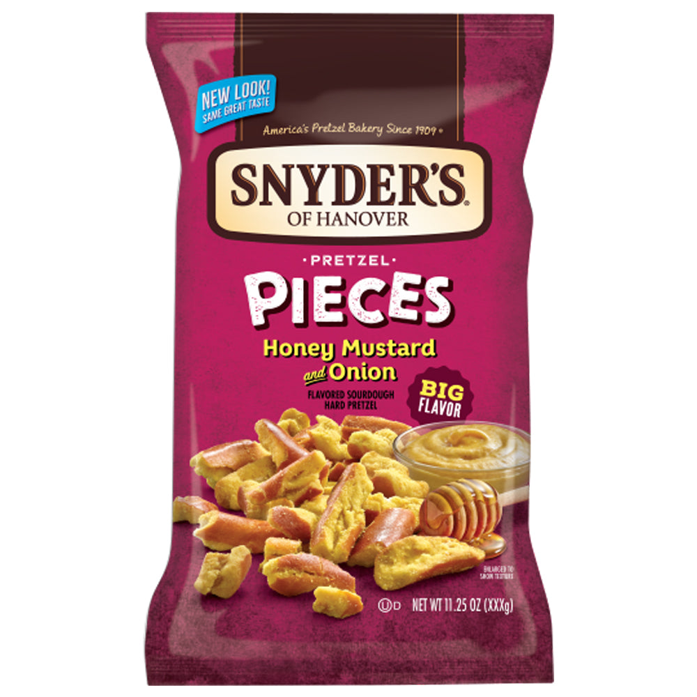 Snyders Honey Mustard & Onion Pretzel Pieces 110g