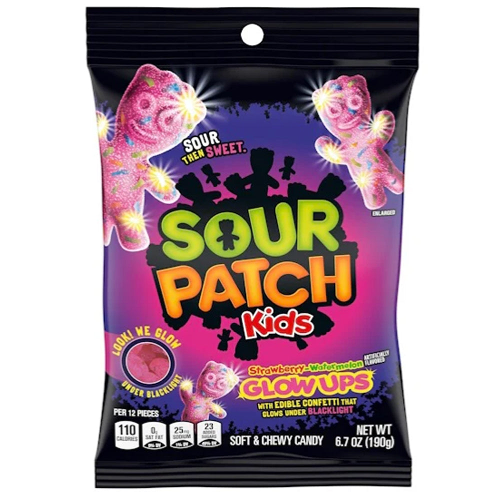 Sour Patch Kids – Strawberry Watermelon Glowups 190g