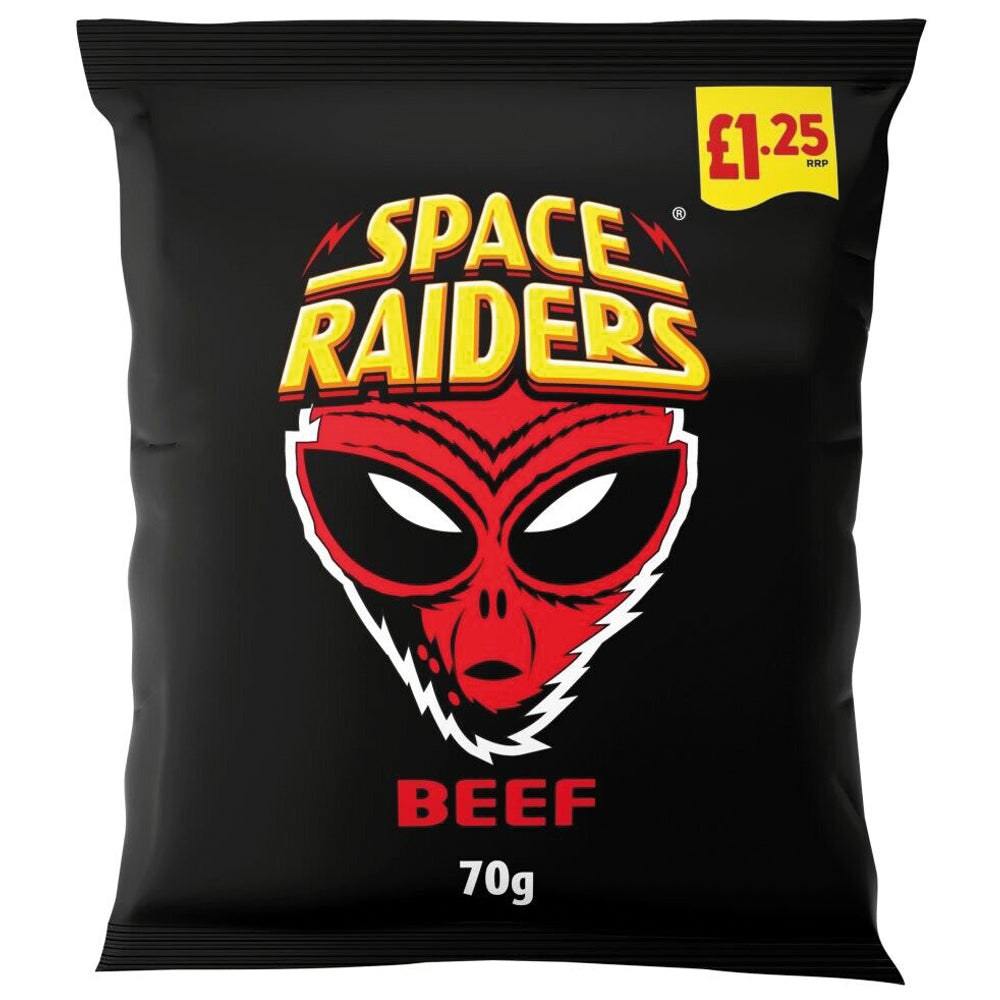 Space Raiders Beef Chips 70g