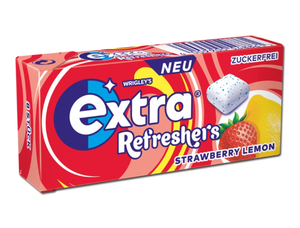 Wrigley´s Extra Refreshers Strawberry Lemon Zuckerfrei 17,9g