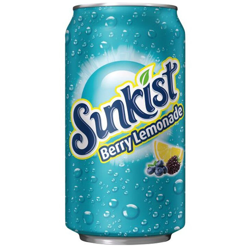 Sunkist Berry Lemonade Soda 355ml