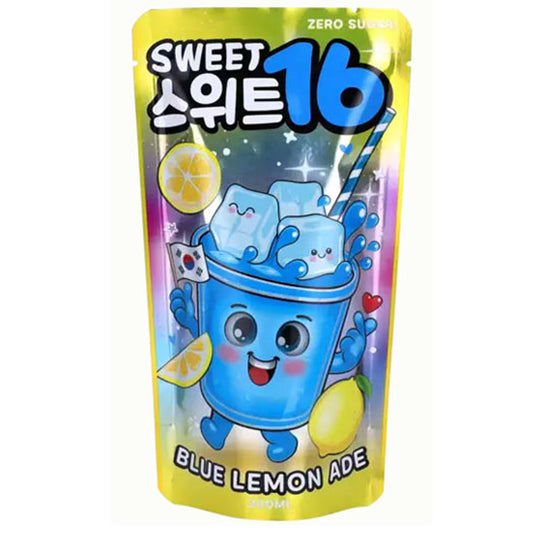 Sweet 16 – Blue Lemon Ade Zero Sugar 200ml