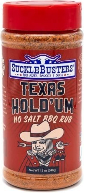 Suckle Busters Texas Hold'um no Salt BBQ Rub 340g