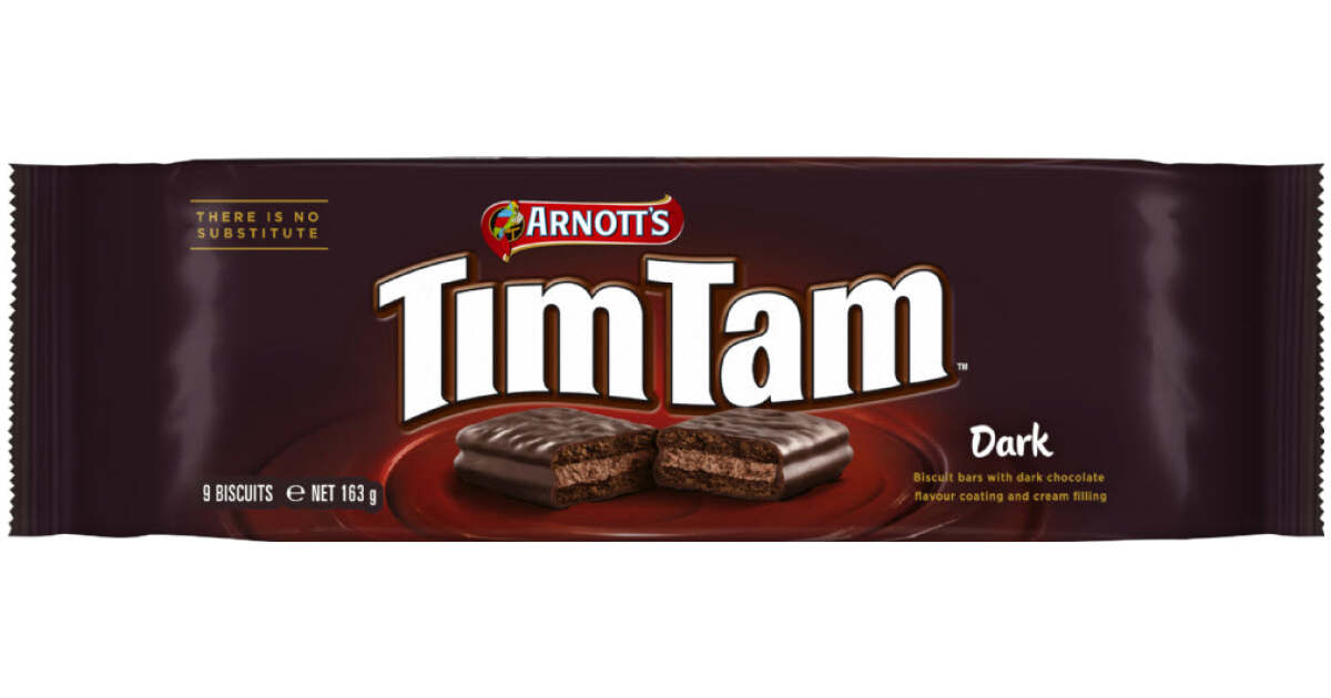 Arnott's Tim Tam Dark 163g