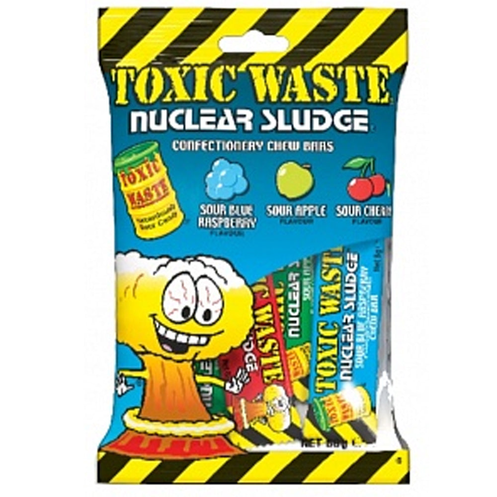 Toxic Waste Nuclear Sludge Mini Chew Bars 80g