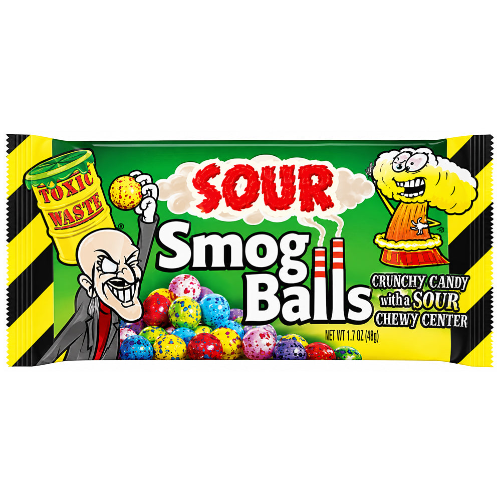 Toxic Waste Sour Smog Balls 48g