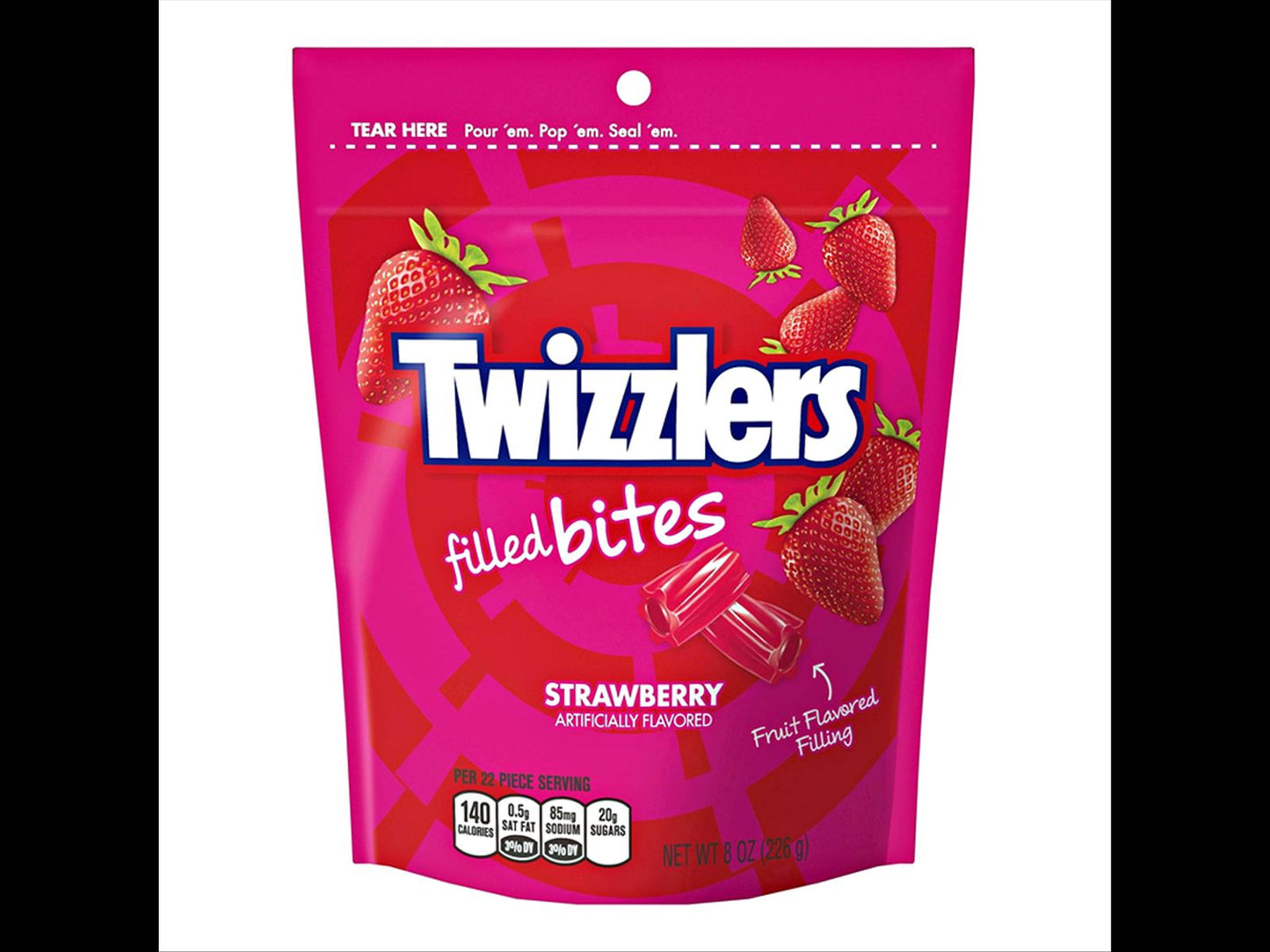 Twizzlers Filled Bites Strawberry 226g